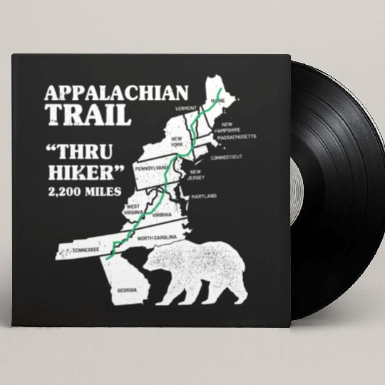 Thruh Hiker, Appalachian Trail - US Trail Custom Vinyl Record Sleeves