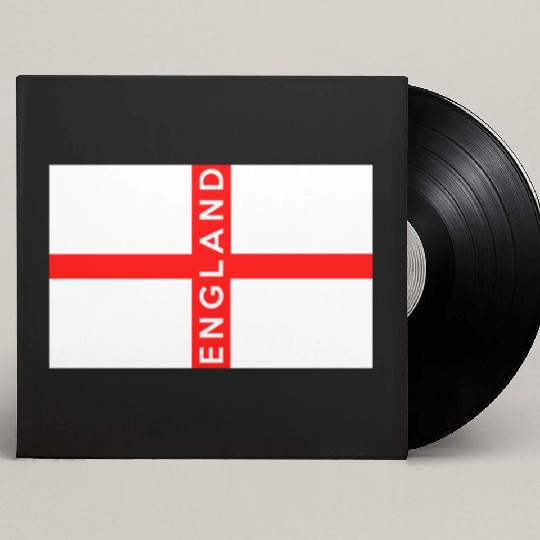 england flag Custom Vinyl Record Sleeves