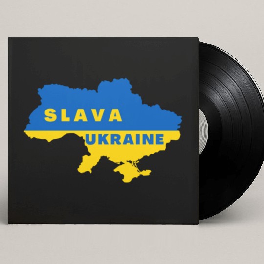 EU Ukraine Europe Friends Union Freedom Peace Custom Vinyl Record Sleeves