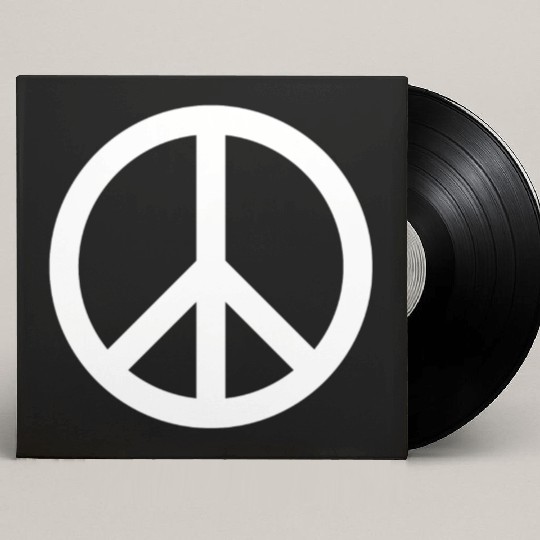 PEACE PEACE PEACE ON EARTH Custom Vinyl Record Sleeves
