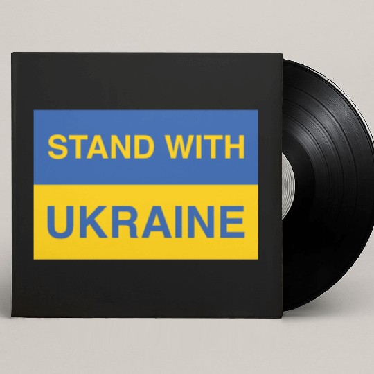 ! Stand With Ukraine Custom Vinyl Record Sleeves