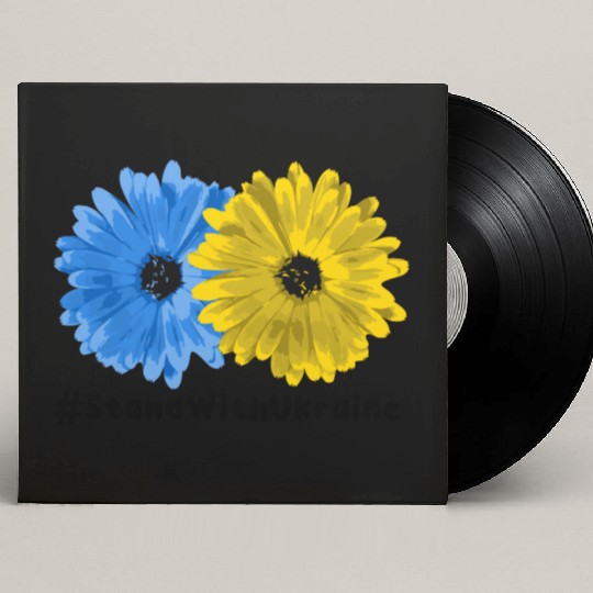 Stand With Ukraine Custom Vinyl Record Sleeves