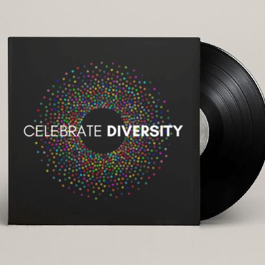 Celebrate Diversity. LGBTQ Pride Month. Custom Vinyl Record Sleeves