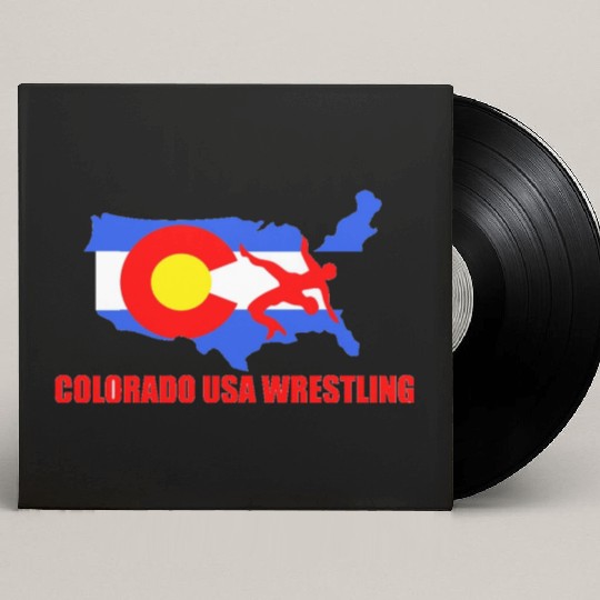 Team USA Wrestling Colorado Division Custom Vinyl Record Sleeves
