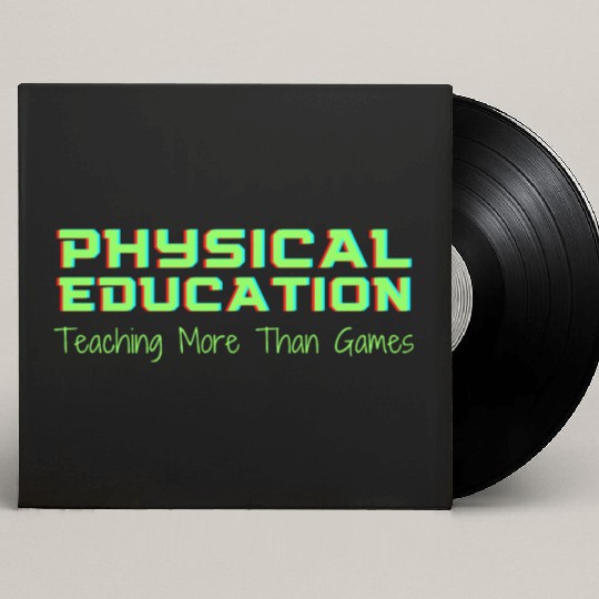 Physical Education Phys Ed Teacher Custom Vinyl Record Sleeves