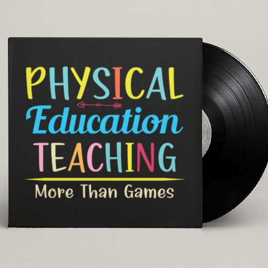Physical Education Phys Ed Teacher Custom Vinyl Record Sleeves