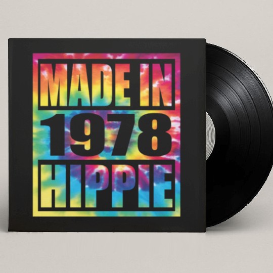 Hippie Birthday 1978 Custom Vinyl Record Sleeves