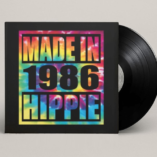 Hippie Birthday 1986 Custom Vinyl Record Sleeves