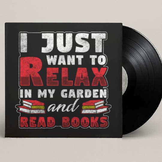 Books Book Lover Literature Back To School Custom Vinyl Record Sleeves