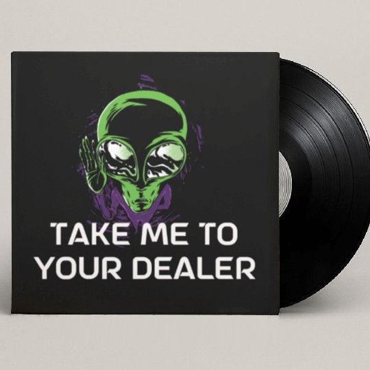Alien Gift Extraterrestrial UFO AREA 51 Sci-fi Custom Vinyl Record Sleeves