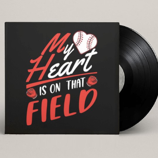 Baseball Mom Son Baseball Lover Custom Vinyl Record Sleeves