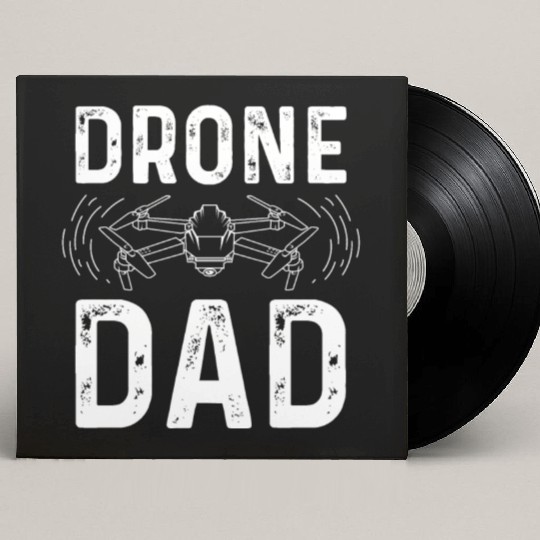 Drone Dad Computer Expert Gift Custom Vinyl Record Sleeves