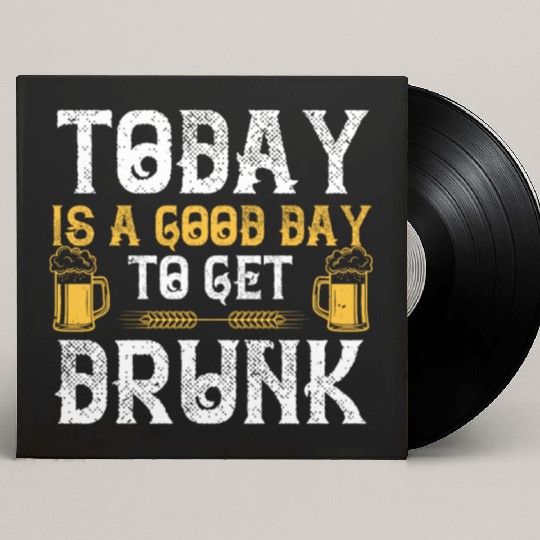 Today is a good day to get drunk Custom Vinyl Record Sleeves