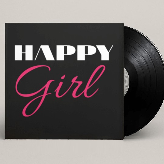 Happy girl Custom Vinyl Record Sleeves