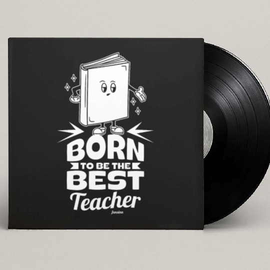Born To Be The Best Teacher Custom Vinyl Record Sleeves