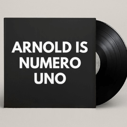 Arnold Is Numero Uno Gym Custom Vinyl Record Sleeves