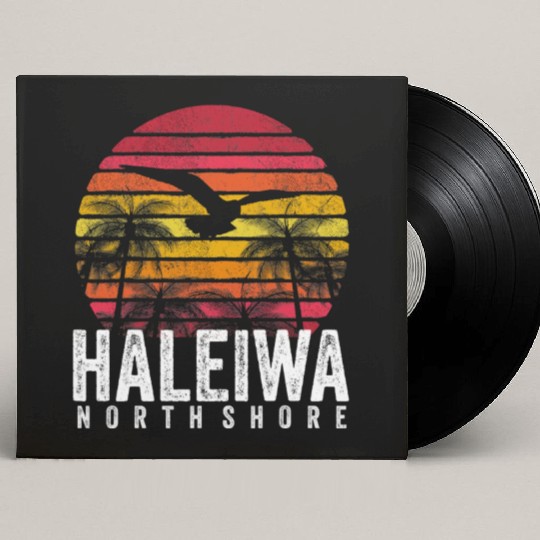 Haleiwa Hawaii HI North Shore Sunset Surf Surfing Custom Vinyl Record Sleeves