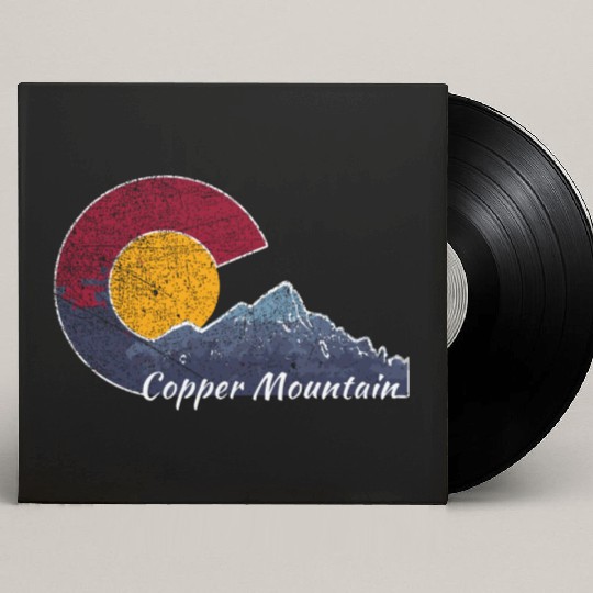 Copper Mountain Colorado Mountain Scenery Custom Vinyl Record Sleeves