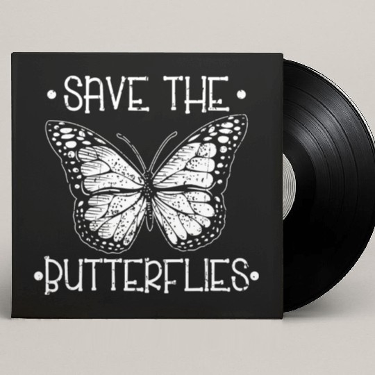 Save The Butterflies Monarch Vintage Collection Custom Vinyl Record Sleeves