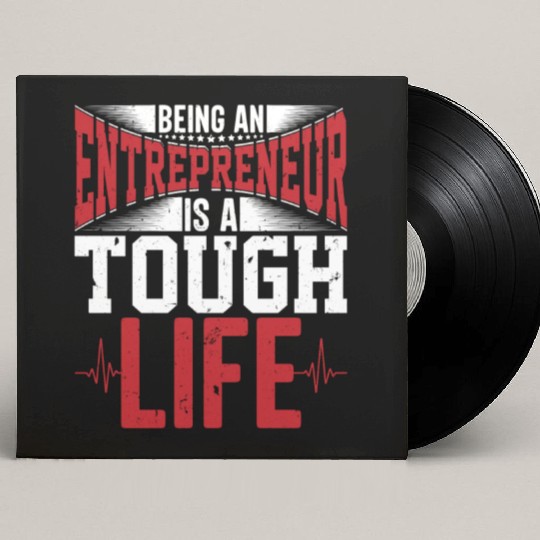 Business Mindset Lifestyle Entrepreneur Gifts Idea Custom Vinyl Record Sleeves
