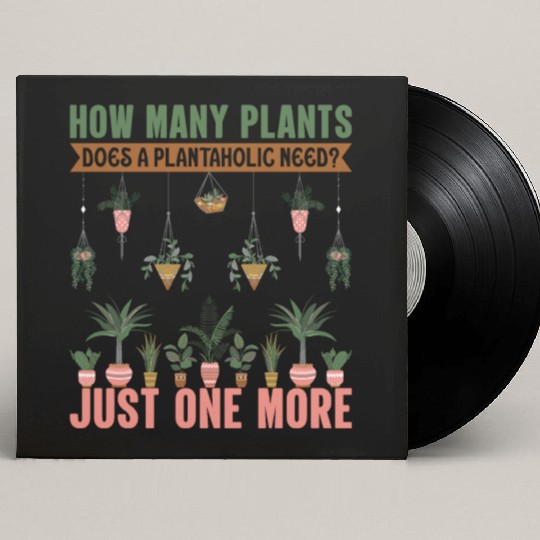 Gardening I Love My Plants Garden Planting Gifts Custom Vinyl Record Sleeves