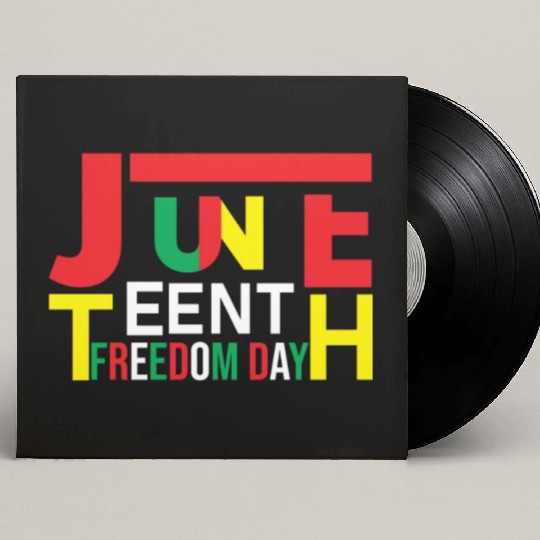 Juneteenth Black History Day Pride Gift Custom Vinyl Record Sleeves