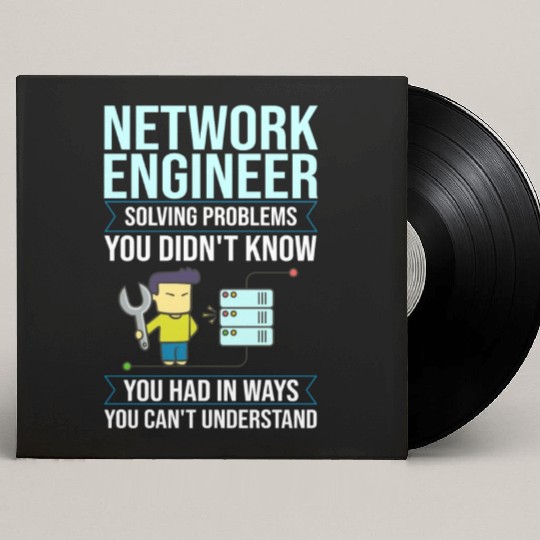 Network Engineer Director Computer Engineering Custom Vinyl Record Sleeves