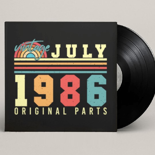 Original July 1986 Custom Vinyl Record Sleeves