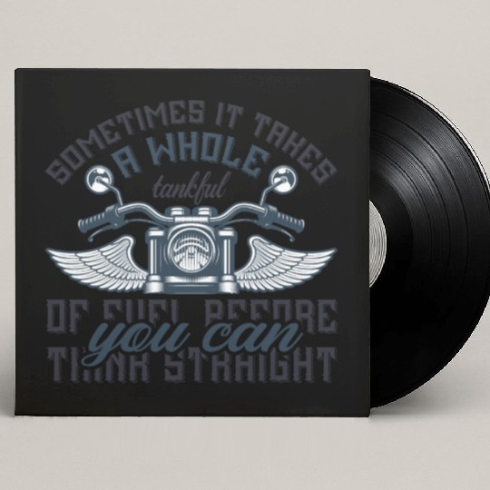 MotorcycleQuotes Design| Motorbike Quotes Design Custom Vinyl Record Sleeves