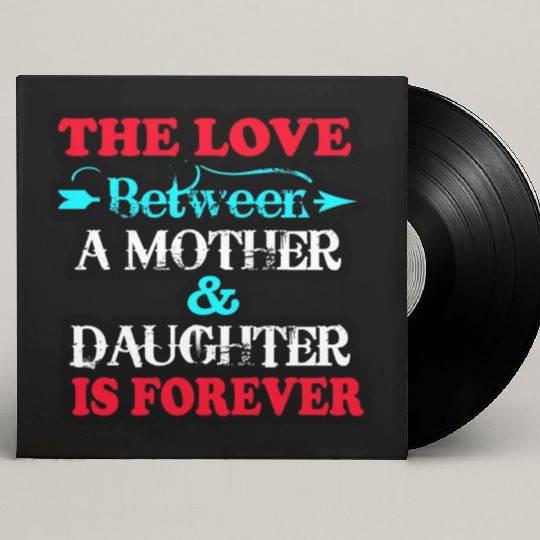 the love between mom and daughter Custom Vinyl Record Sleeves