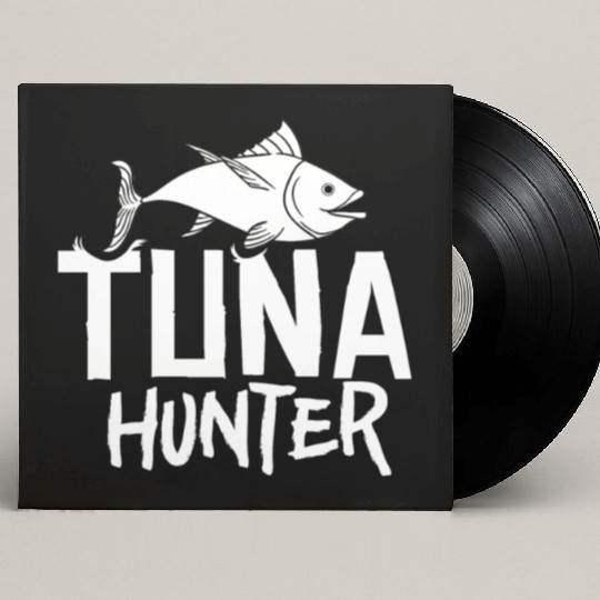 Red Tuna Fish Bluefin Fishing Salad Custom Vinyl Record Sleeves