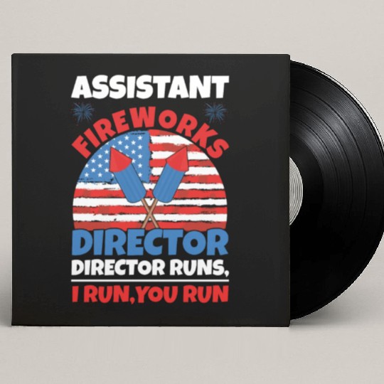 America American Fireworks Director 4th Of July Custom Vinyl Record Sleeves