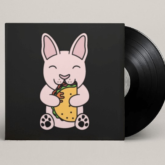 Sphynx Cat Taco Lover Custom Vinyl Record Sleeves