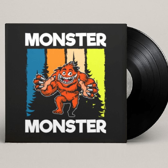 Monster Colorful Big Sister Custom Vinyl Record Sleeves