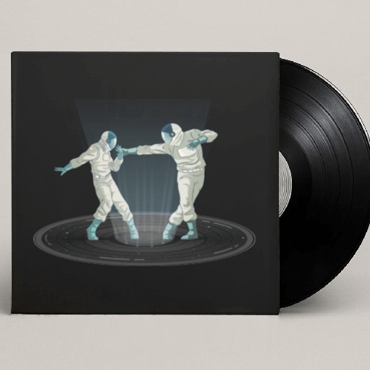 Dancing Astronauts Custom Vinyl Record Sleeves