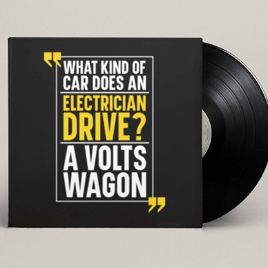 Electrician Electrical Engineer Lineman Custom Vinyl Record Sleeves