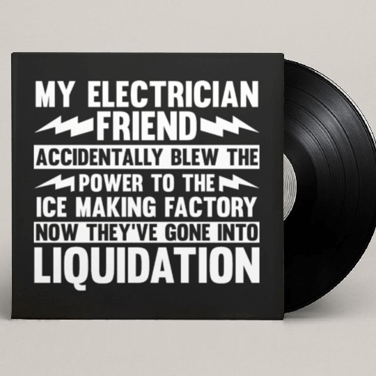 Electrician Electrical Engineer Lineman Custom Vinyl Record Sleeves