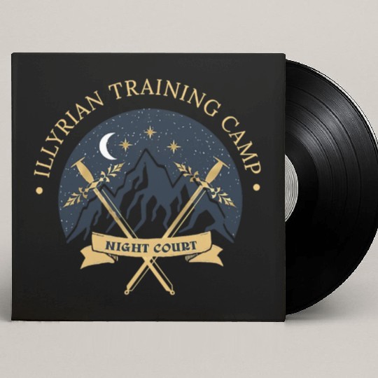 ACOTAR Illyrian Training Camp Camping Lover Custom Vinyl Record Sleeves