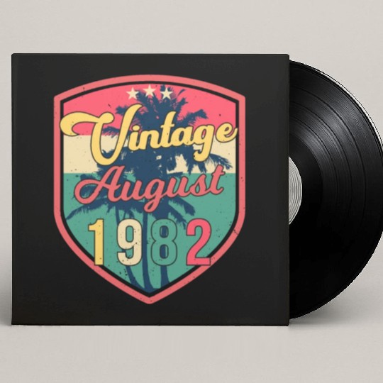 40th Anniversary August 1982 Custom Vinyl Record Sleeves