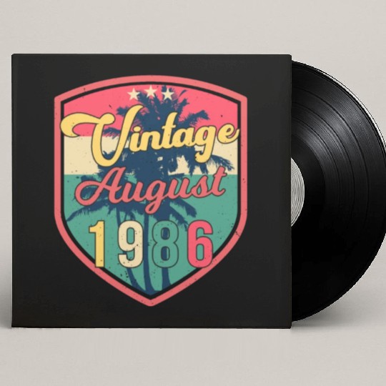 August 1986 Gift Idea Custom Vinyl Record Sleeves