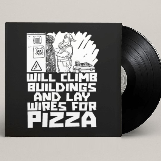 Electrician Electrical Engineer Lineman Custom Vinyl Record Sleeves