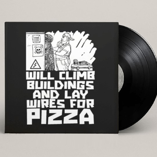 Electrician Electrical Engineer Lineman Custom Vinyl Record Sleeves