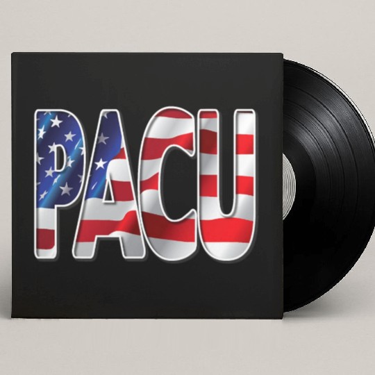 Nurses USA Flag Stars Stripes PACU Custom Vinyl Record Sleeves
