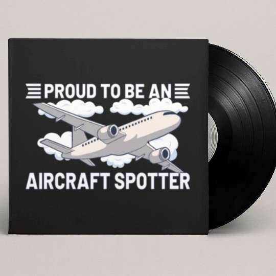 Aircraft Spotting Airplane Aircraft Spotter Custom Vinyl Record Sleeves