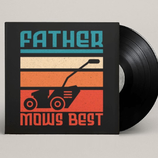 Gardening Plants Gardener lawn mowing Leaf Blower Custom Vinyl Record Sleeves