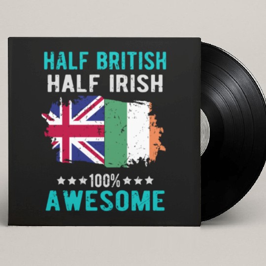 Half British Half Irish Custom Vinyl Record Sleeves