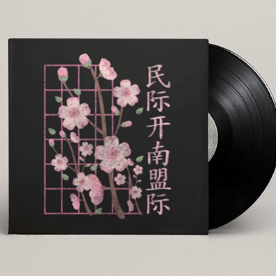 Cherry Blossom Flowers Beauty Custom Vinyl Record Sleeves