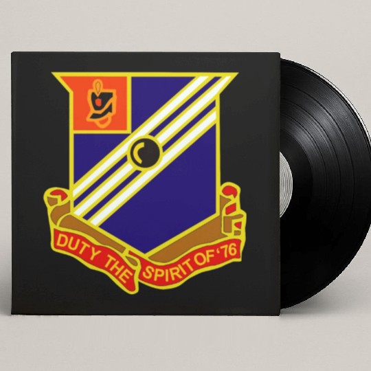 Army 76th Field Artillery Regiment wo Txt X 300 Custom Vinyl Record Sleeves