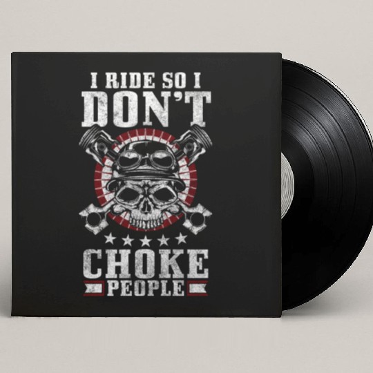 Biker Chopper Husqvarna Motorsport Custom Vinyl Record Sleeves