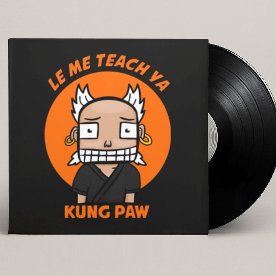 Let me Teach you kung fu Custom Vinyl Record Sleeves